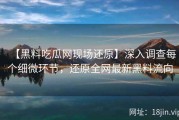 【黑料吃瓜网现场还原】深入调查每个细微环节，还原全网最新黑料流向