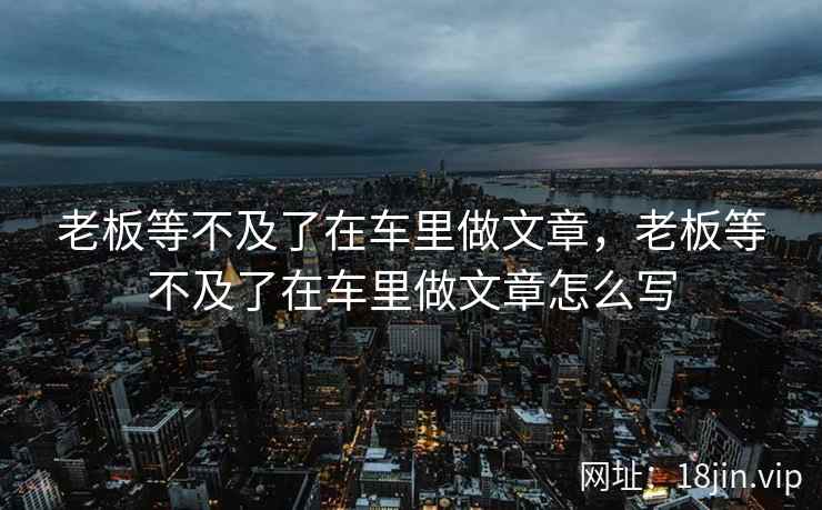 老板等不及了在车里做文章，老板等不及了在车里做文章怎么写