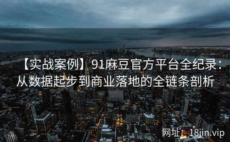 【实战案例】91麻豆官方平台全纪录：从数据起步到商业落地的全链条剖析